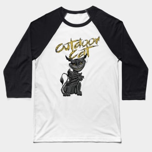 Outdoor cat Baseball T-Shirt